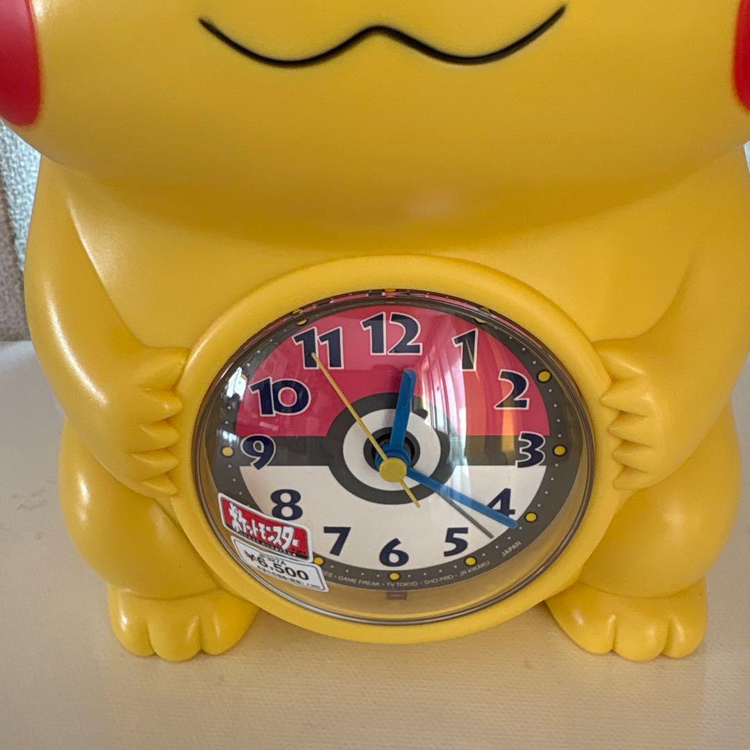 レア　ポケモンピカチュウ 目覚まし時計 任天堂　セイコー