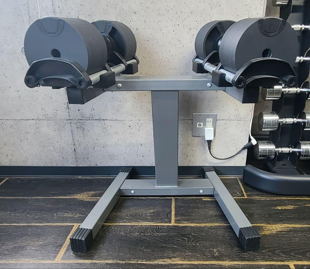 可変式ダンベル スタンド付き 【引取限定】 引き取り限定】可変式