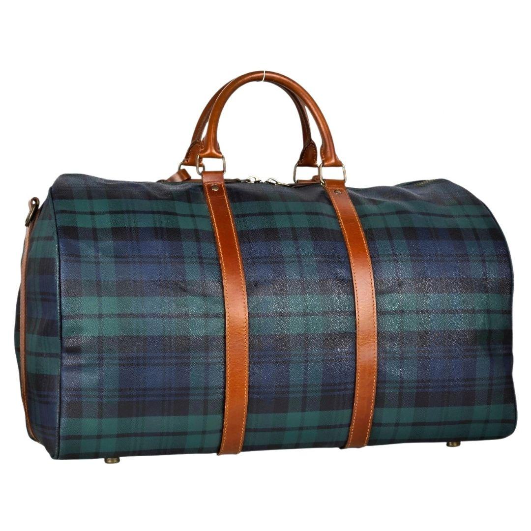 美品 ラルフローレン RALPH LAUREN ブラックウォッチ ボストンバッグ