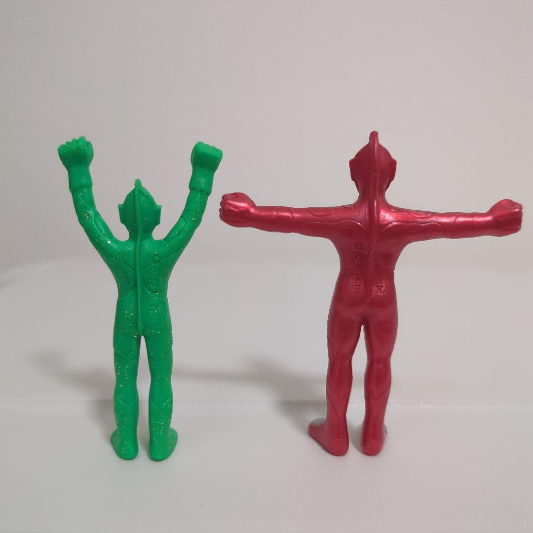 円谷プロ ウルトラマン ゴム人形 緑 当時物 赤 20年前物 - メルカリ
