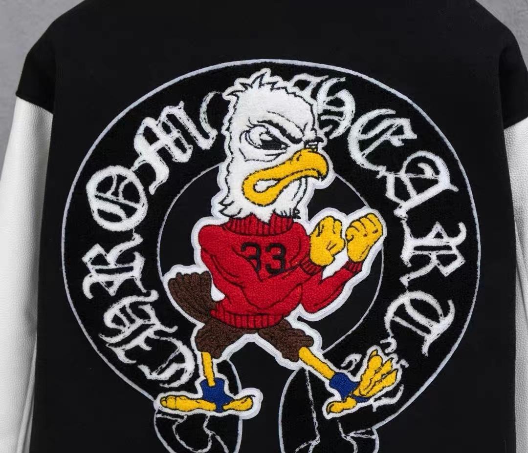 クロムハ一ツ　スタジャンブラックホワイト