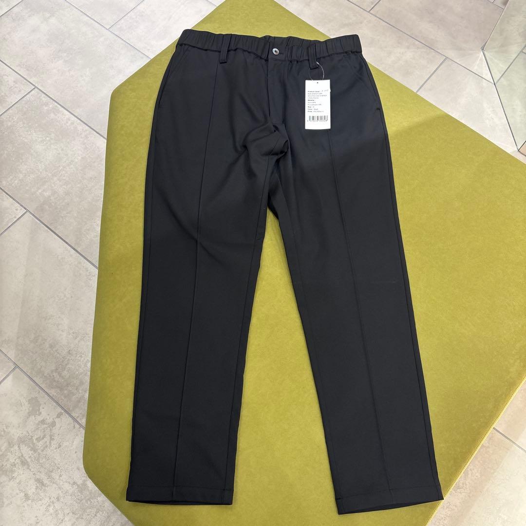 BANDEL ブラック ストレートパンツ ハタラクロ メンズ ストレートパンツ ストレッチ|EDWIN|エドウイン