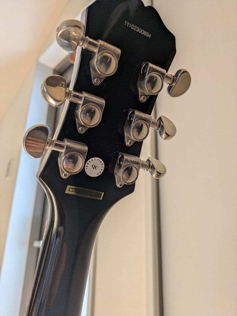 本日のみ値下げ　Epiphone SG ブラックエレキギター　レフティ　左利き用