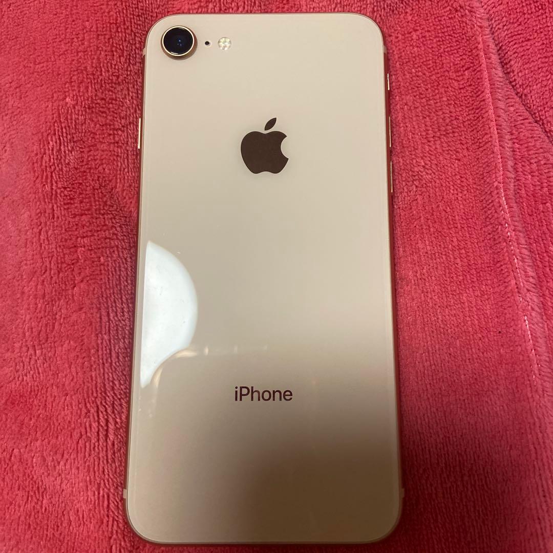 iPhone 8 SIMフリー 本体のみ ゴールド - メルカリ