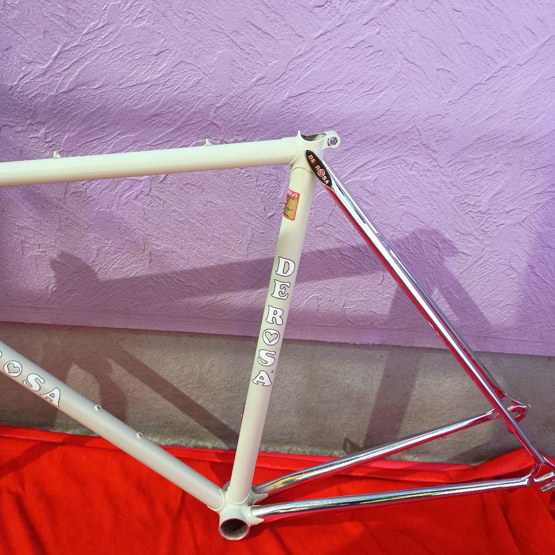 デローザ80年代　SLXフレーム ビンテージ ジャンク DE ROSA 「デローザ」 PROFESSIONAL SLX 1980年代 ロード