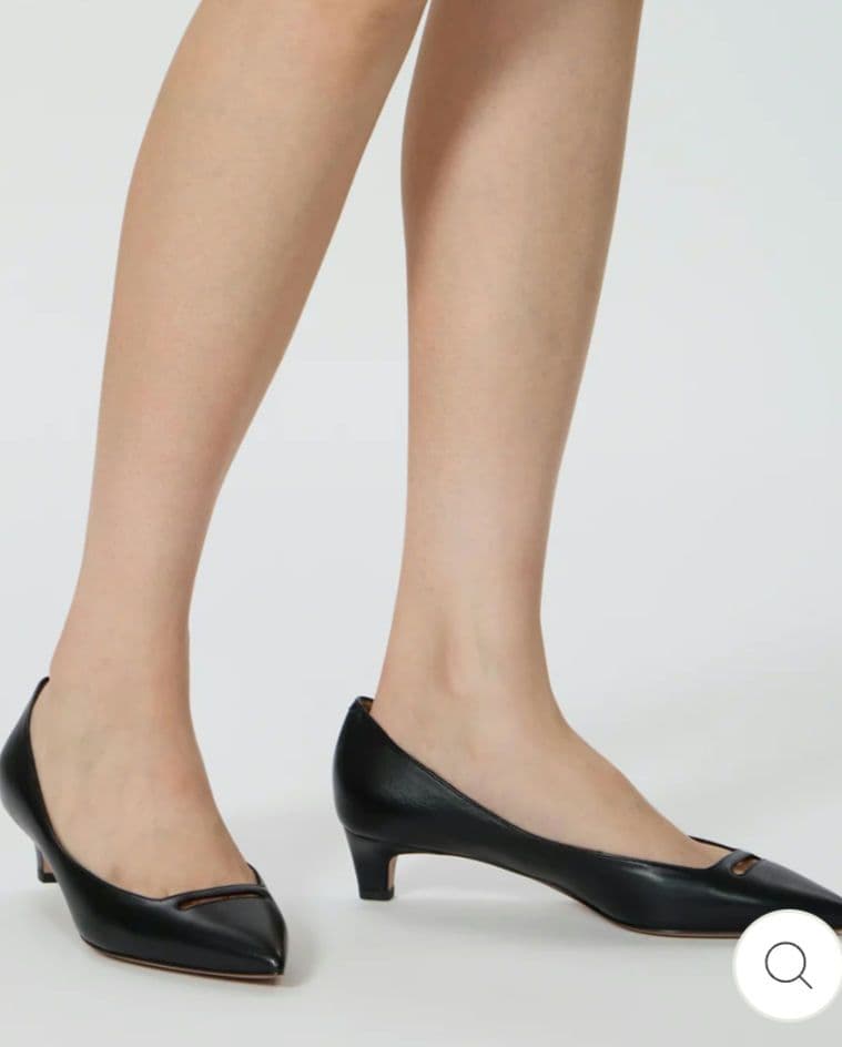 ANDREA アネッリ スムース パンプス 3.5cm ブラック　37.5