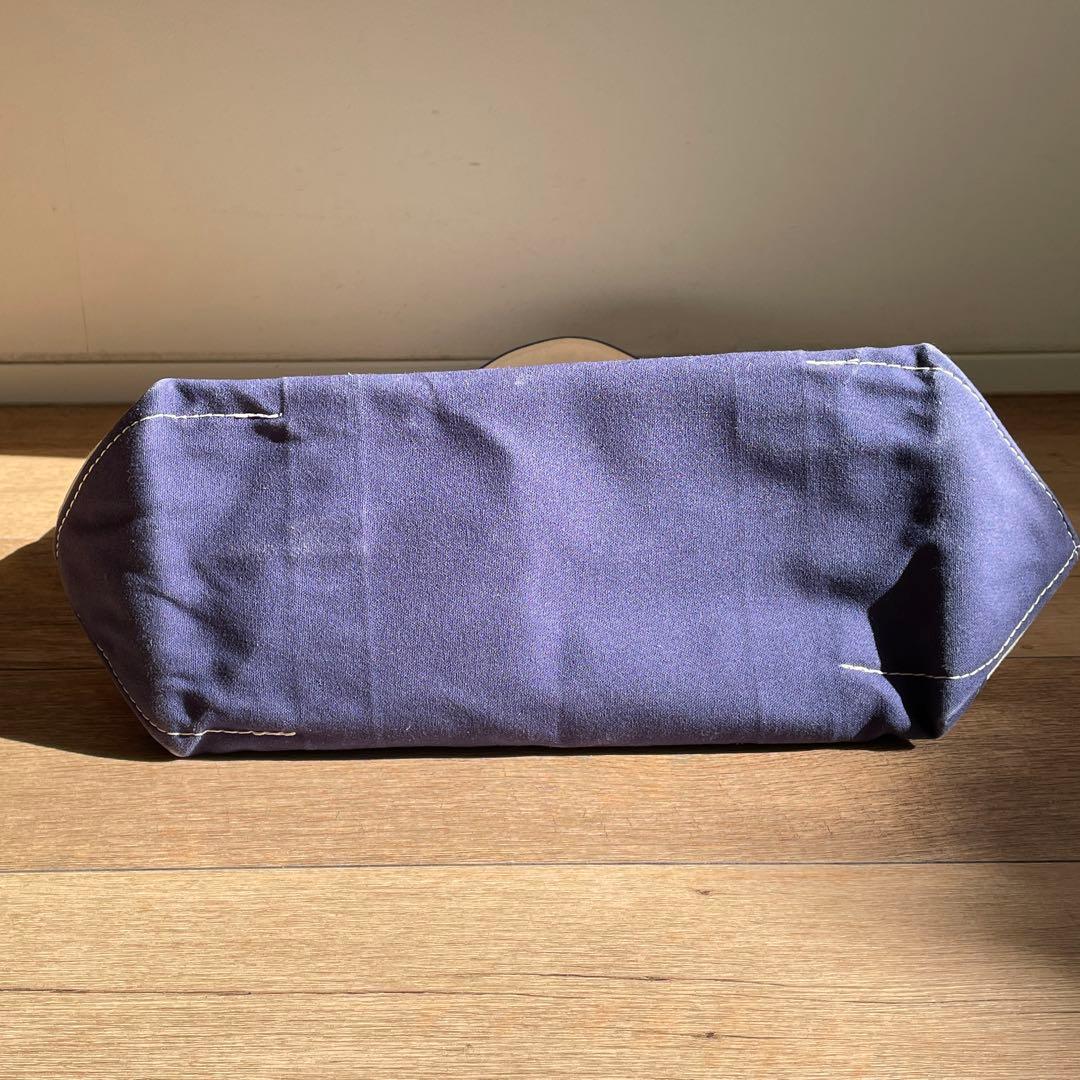 L.L.Bean トート オープン・トップ M ブルー 美品 ビンテージ