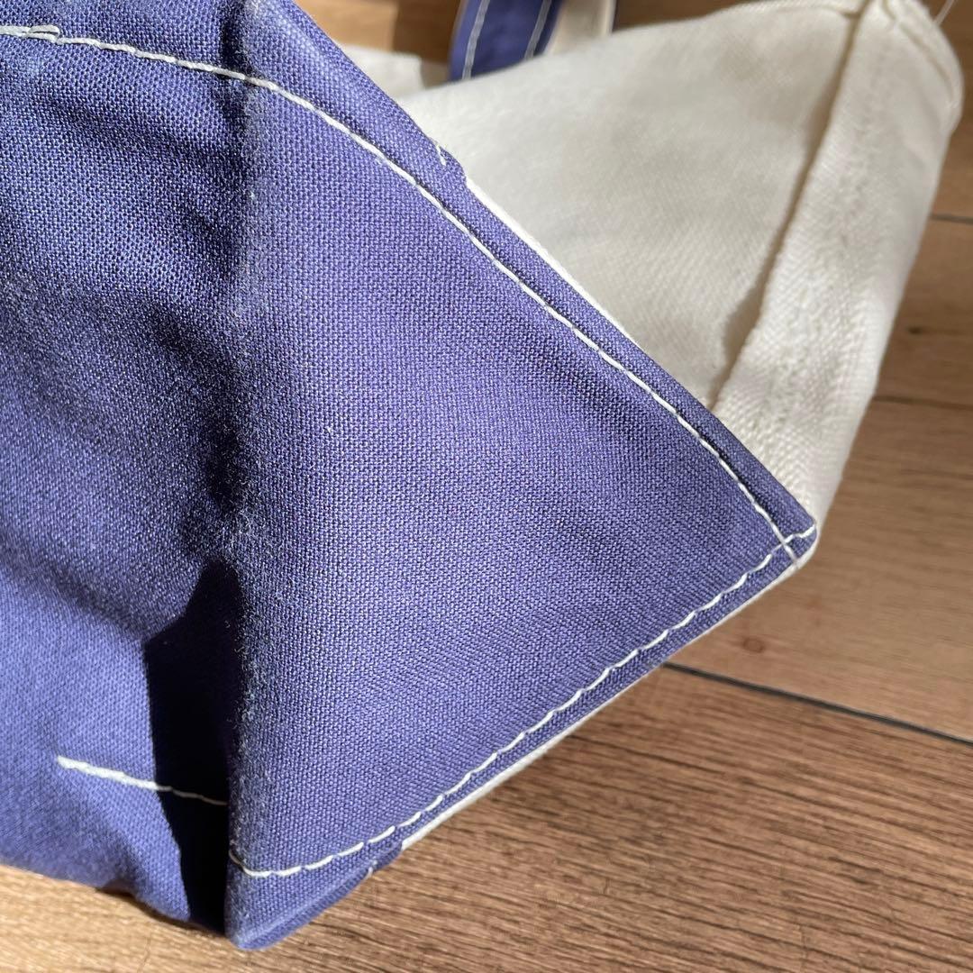 L.L.Bean トート オープン・トップ M ブルー 美品 ビンテージ