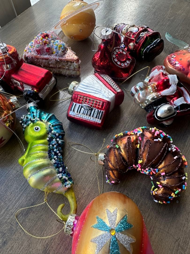 フライングタイガー ガラス製オーナメントセット クリスマス 12個