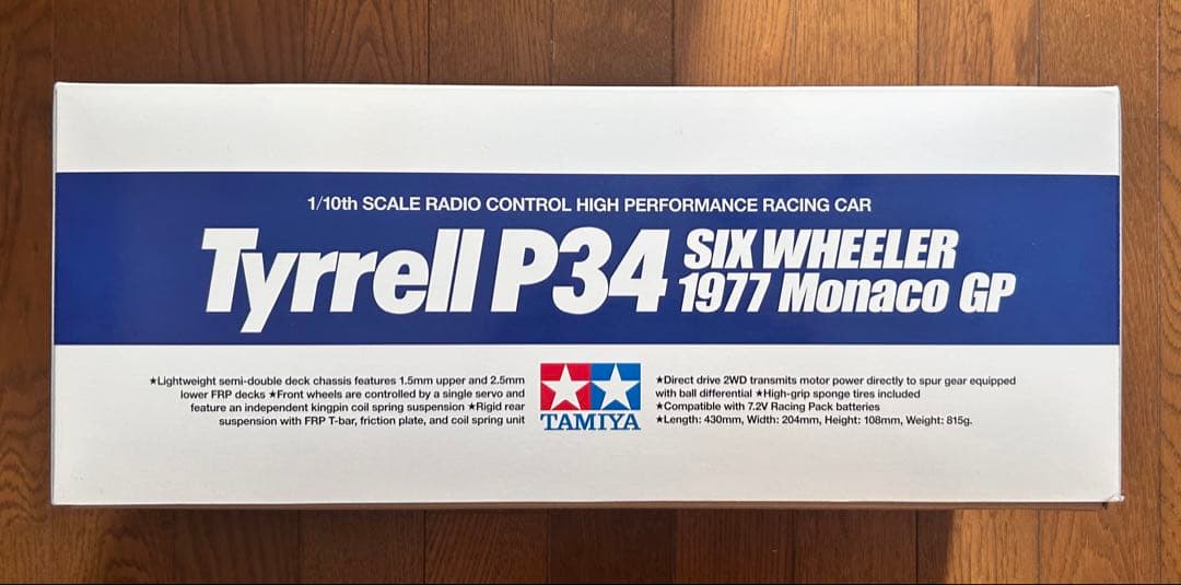 値下‼️【新品未組立】Tyrrell P34 1977 モナコGP 1/10