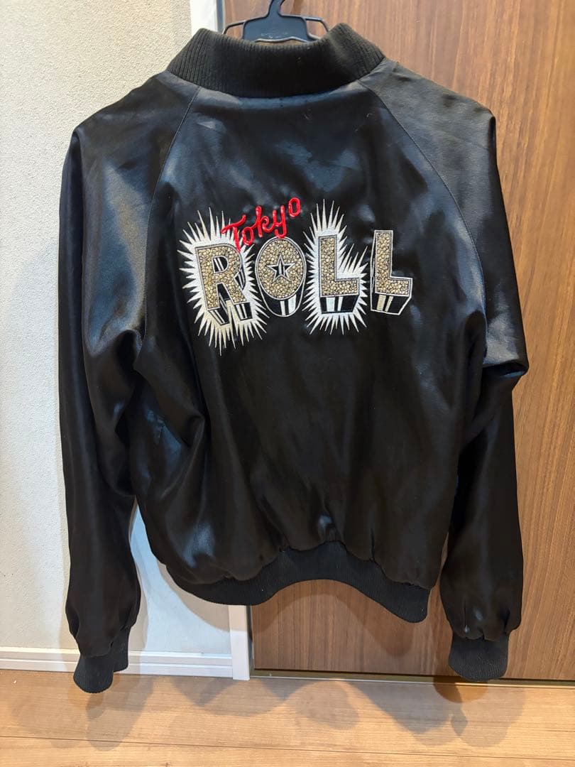 ROLL × 勝手にしやがれ スカジャン スカジャン ベロア素材刺繍 - メルカリ