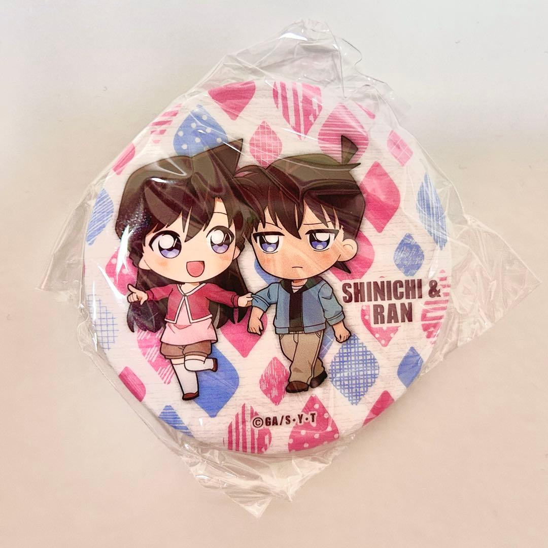 名探偵コナン カプセル缶バッジ デュオコレvol.2 工藤新一&毛利蘭