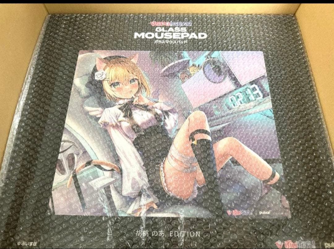 胡桃のあ　ガラスマウスパッド VSPO! GEAR ガラスマウスパッド