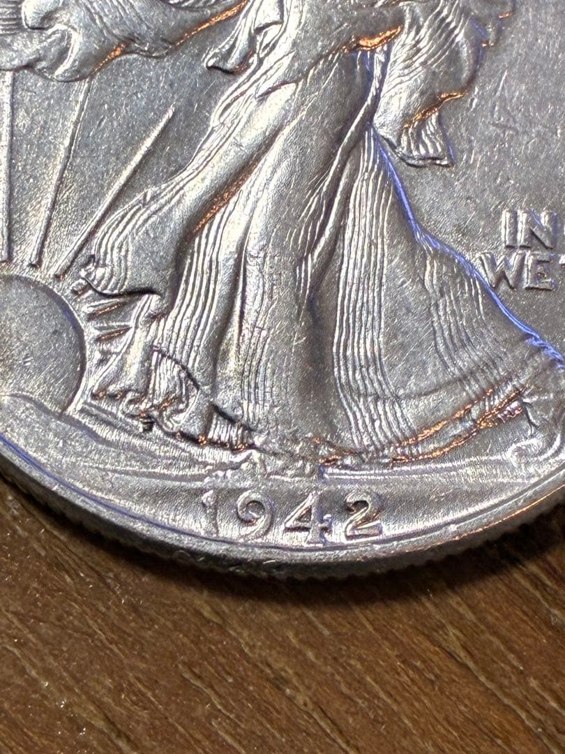 1942 ウォーキング・リバティ コイン - メルカリ