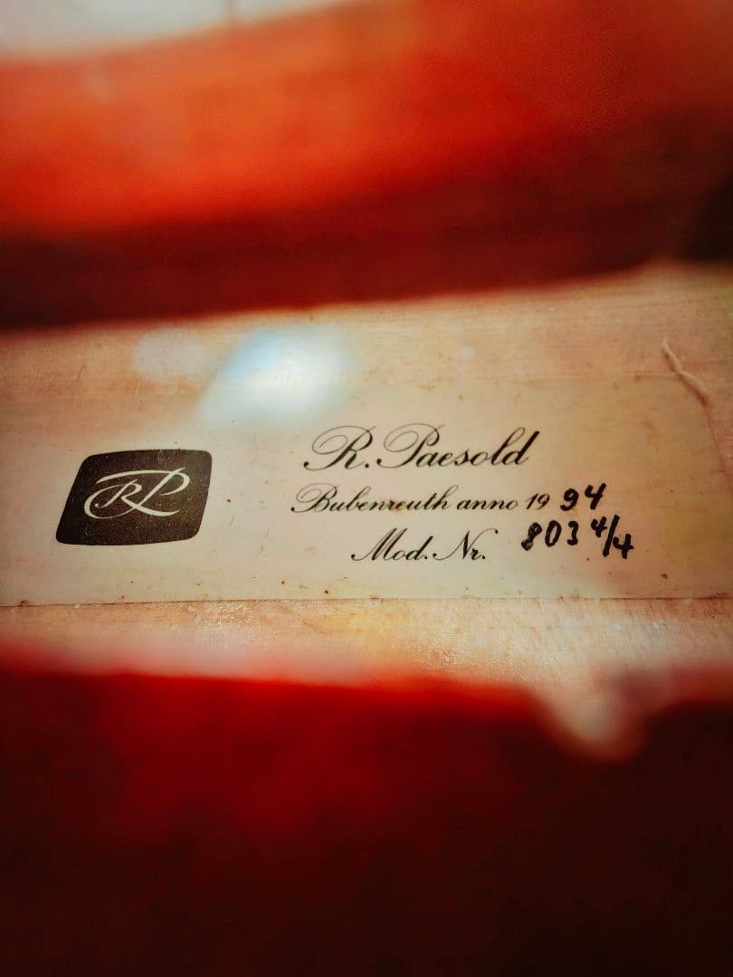R.Paesold 803 1994 Violin 4/4 - メルカリ