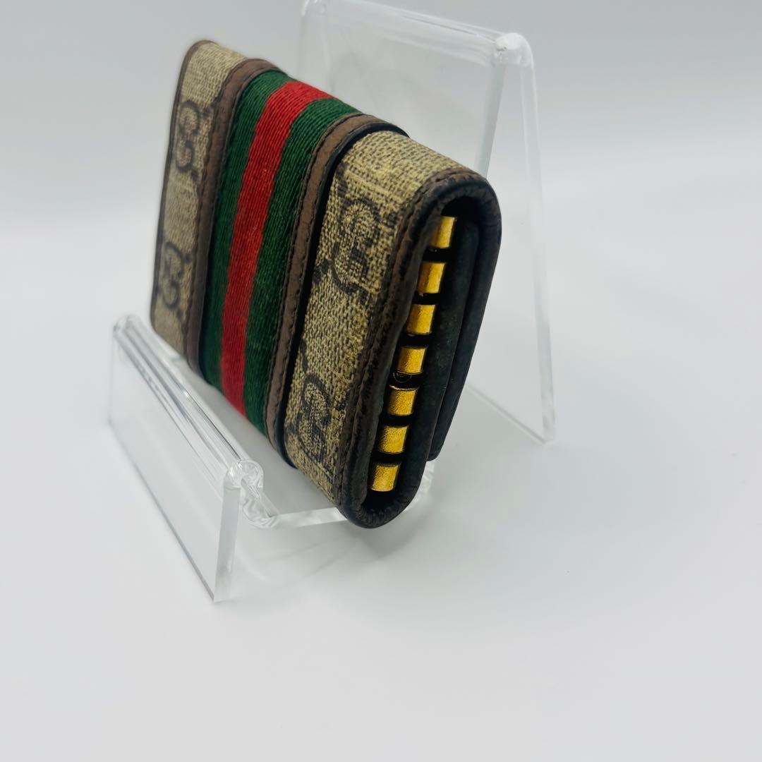 GUCCI グッチ キーケー6連 シェリーライン オフィディア603732 - メルカリ
