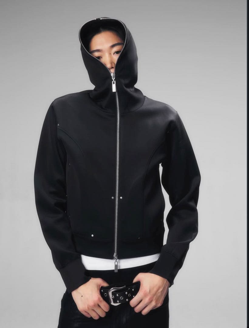 jentlouis Tech Double Zip Hoodie Black - メルカリ