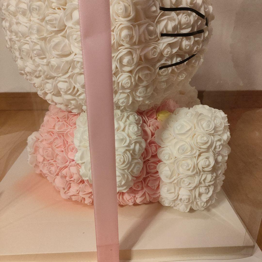 美品 ハローキティ 大型 ぬいぐるみ ブリザードフラワー