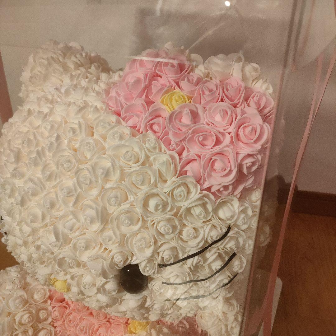 美品 ハローキティ 大型 ぬいぐるみ ブリザードフラワー