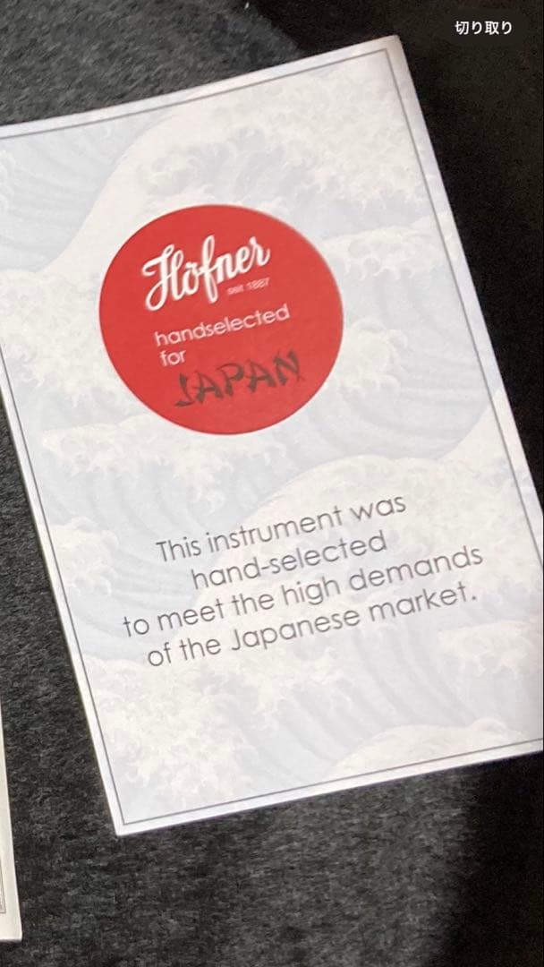 Höfner ヘフナー ヴァイオリン ベース HCT-500/1-SB