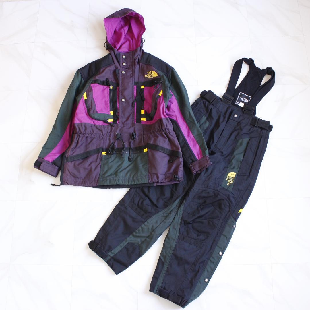 THE NORTH FACE スキーウェアセットアップ M 紫 ジャケット THE NORTH FACE(ザノースフェイス) / セットアップ/M/ゴアテックス/紫