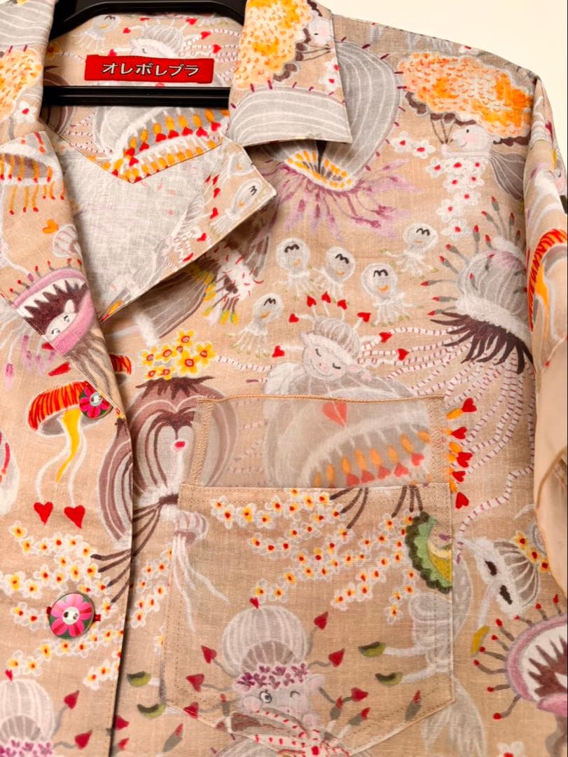 残暑値下【新品未使用タグ付】アルベロベロ 花クラゲブラウス - メルカリ