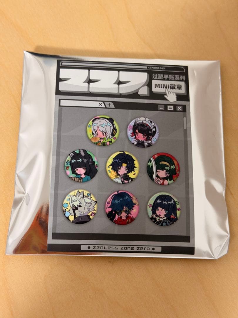 【ゼンゼロ・公式】ラミネート手帳シリーズ　コレクションカード　缶バッジ　セット