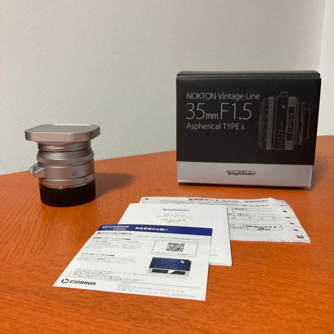 Voigtlander NOKTON 35mm F1.5 TypeII シルバー Announced: Voigtlander NOKTON Vintage Line 35mm f/1.5 Aspherical