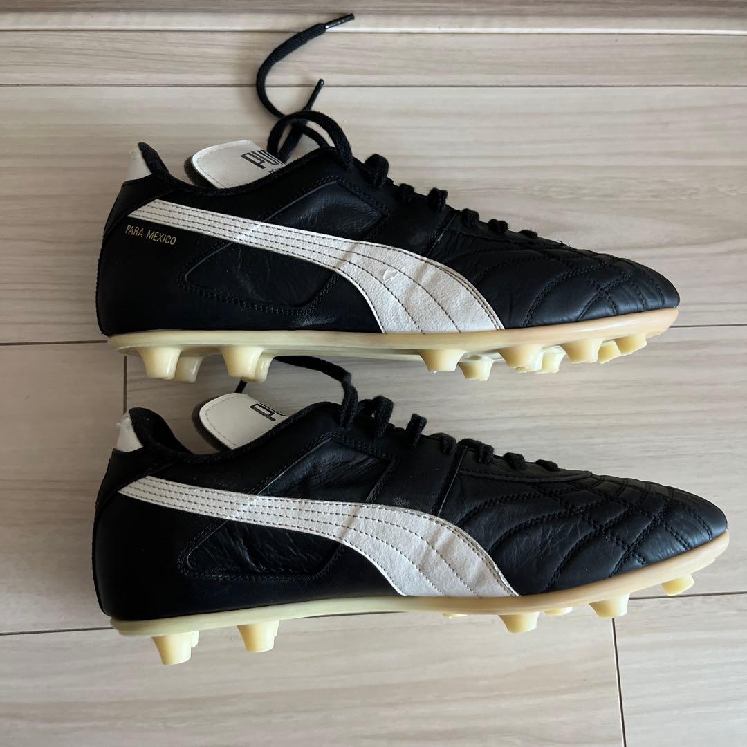 プーマ パラメヒコ ブラックホワイト スパイク 27.5cm