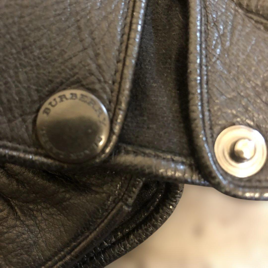 BURBERRY BLACK ￼￼LABEL ラムレザー手袋 25センチ - メルカリ