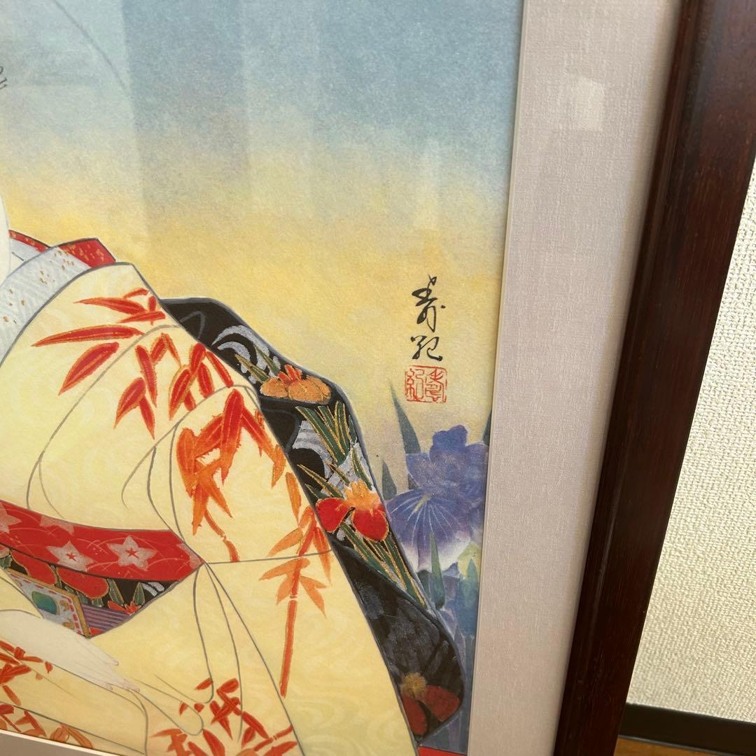 宮下寿紀 美人画 【渓蓀（アヤメ）】