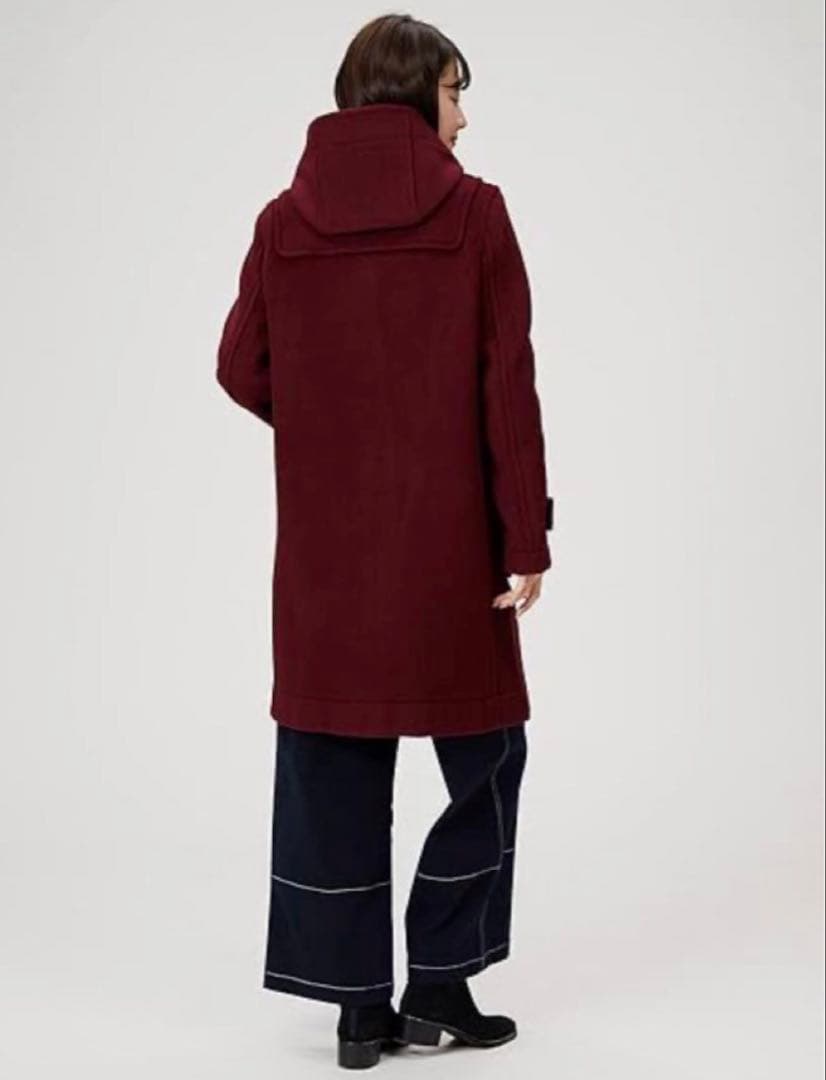 ロンドントラディション ダッフルコート 赤 チェック サイズ 34 - メルカリ