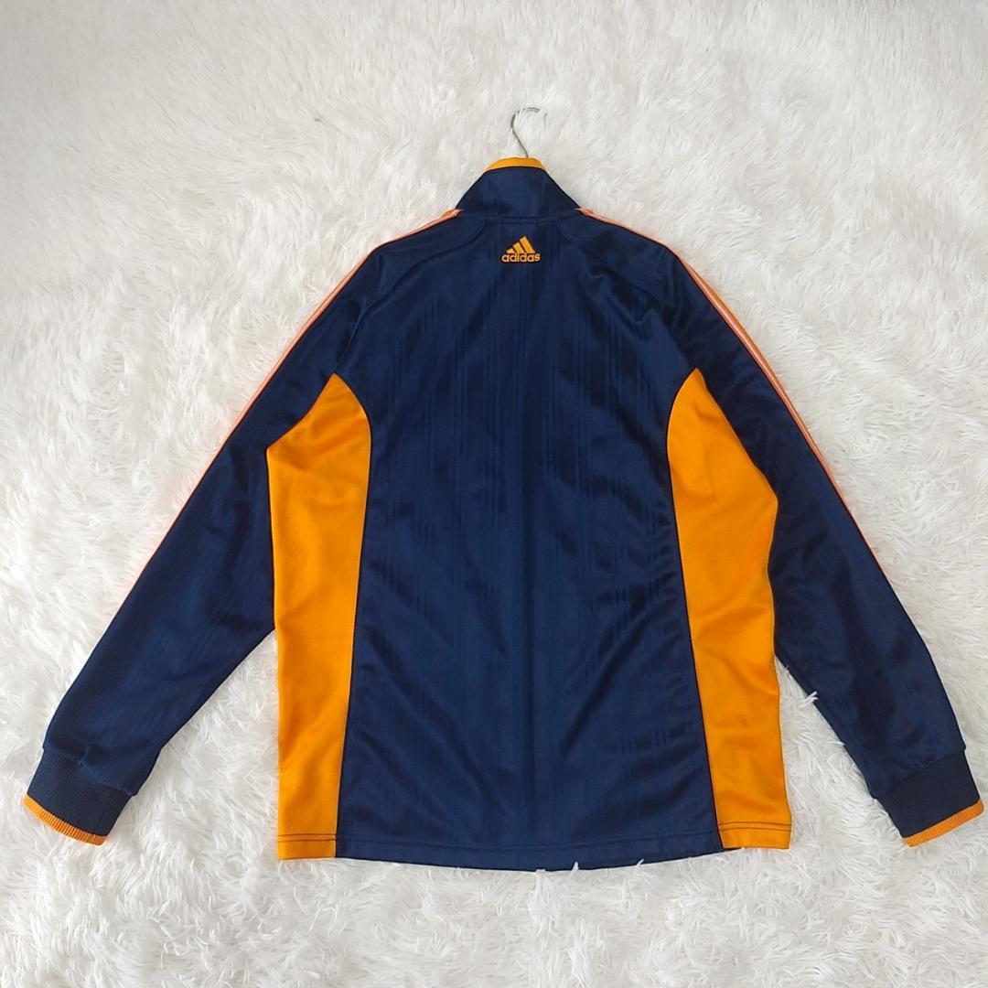 美品 アディダス (L) ジャージ上下 CLIMALITE 刺繍ロゴ スポーツ