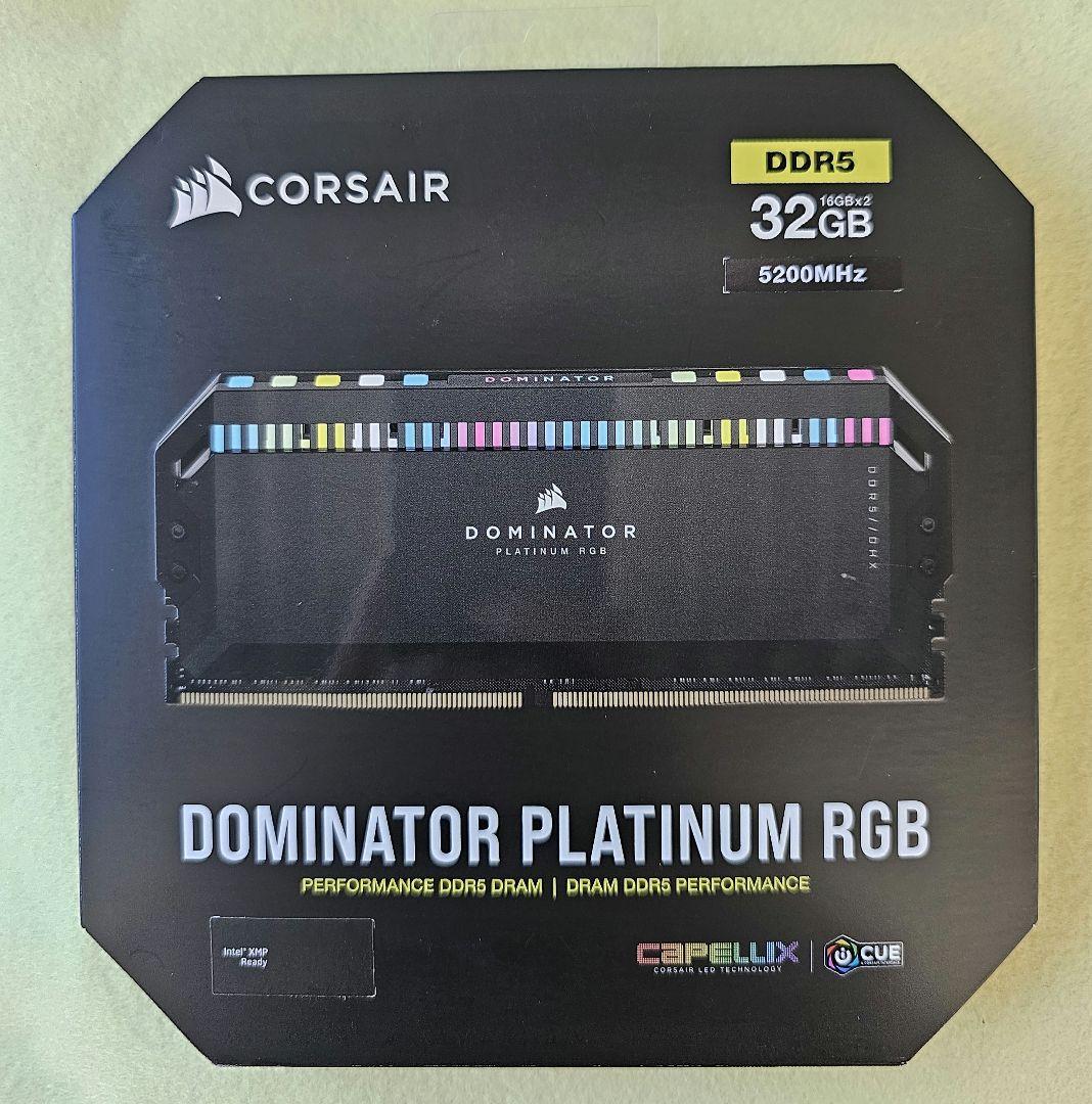 j*5様 Corsair DOMINATOR 5200MHz 32GB Amazon | CORSAIR DDR5-5200MHz デスクトップPC用 メモリ DOMINATOR