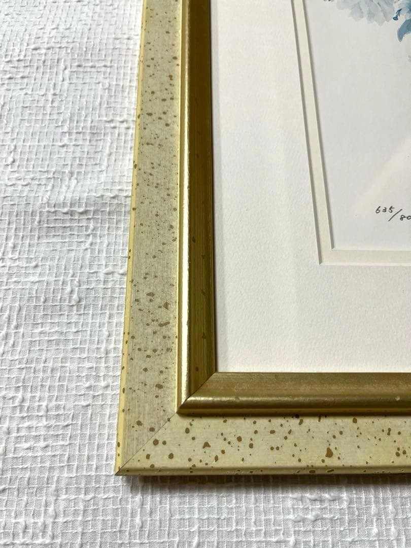 【限定品‼️】橋本不二子作　「Red Plumを頂いて」　限定版画　直筆サイン入り