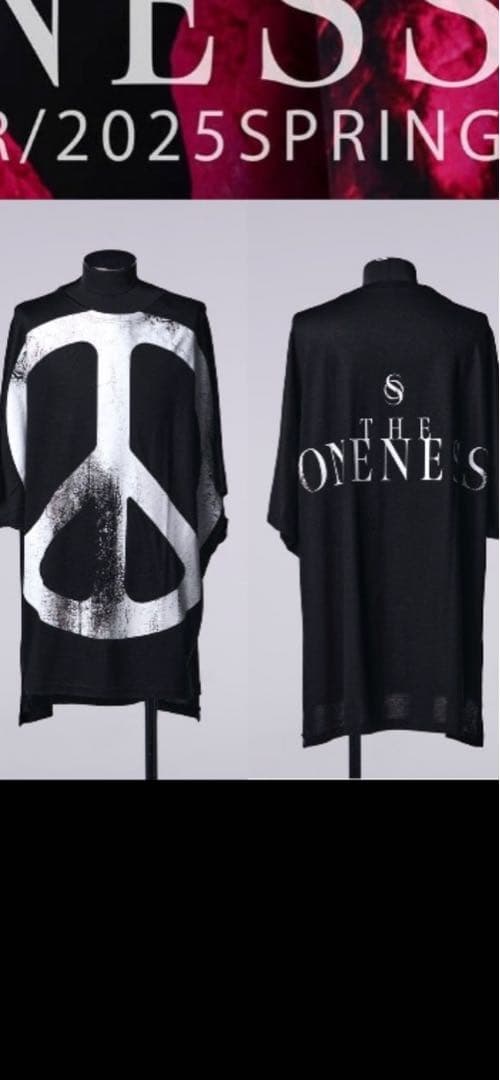 SUGIZO THE ONENESS Dolman Boat-Neck Tシャツ