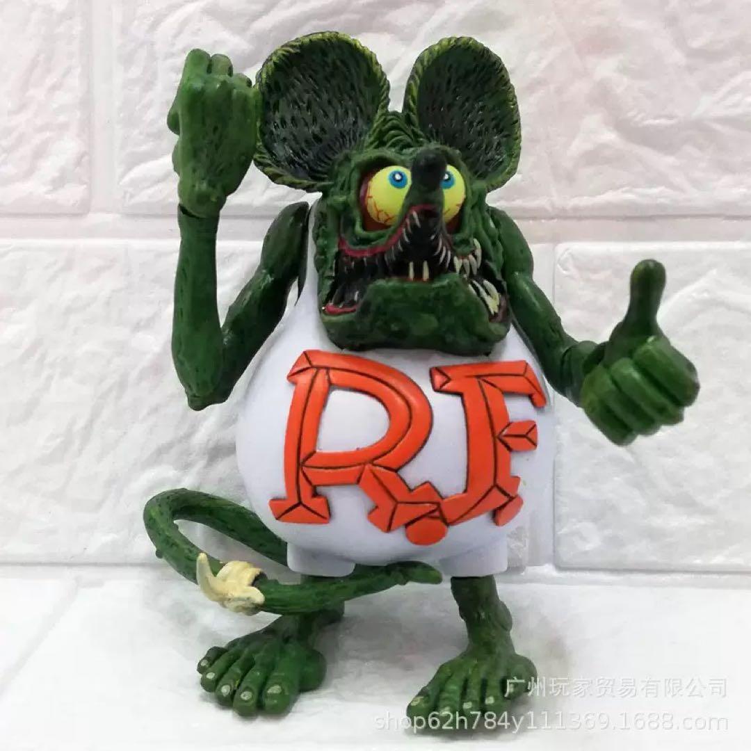 新品未開封　ラットフィンク　フィギュア　手足可動式　5体セット