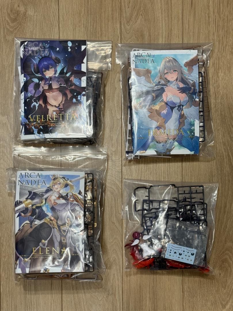 アルカナディア　組み立て済み4体セット