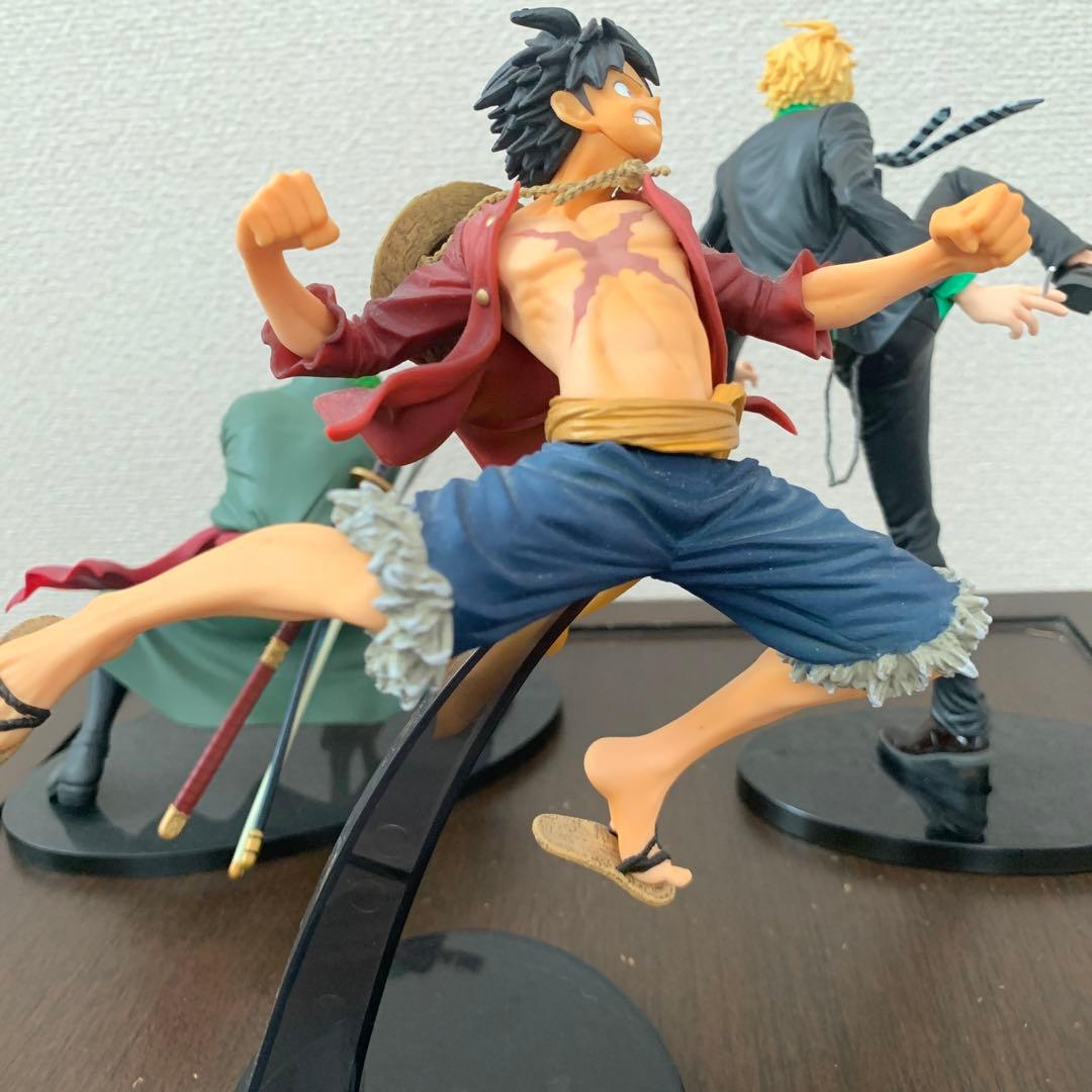 ワンピース ルフィ ゾロ サンジ 造形王頂上決戦 フィギュアセット