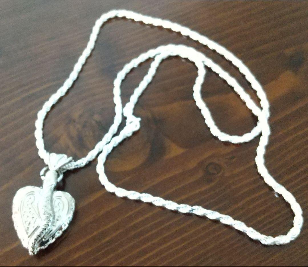 ※長渕 剛さんハートペンダント&剛さん本物ネックレス/60cm×3mm カモスタ