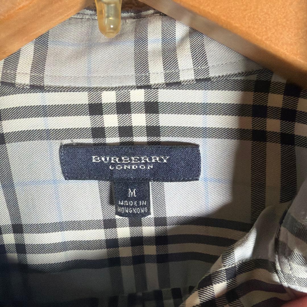 BURBERRY チェック柄 長袖シャツ Mサイズ - メルカリ