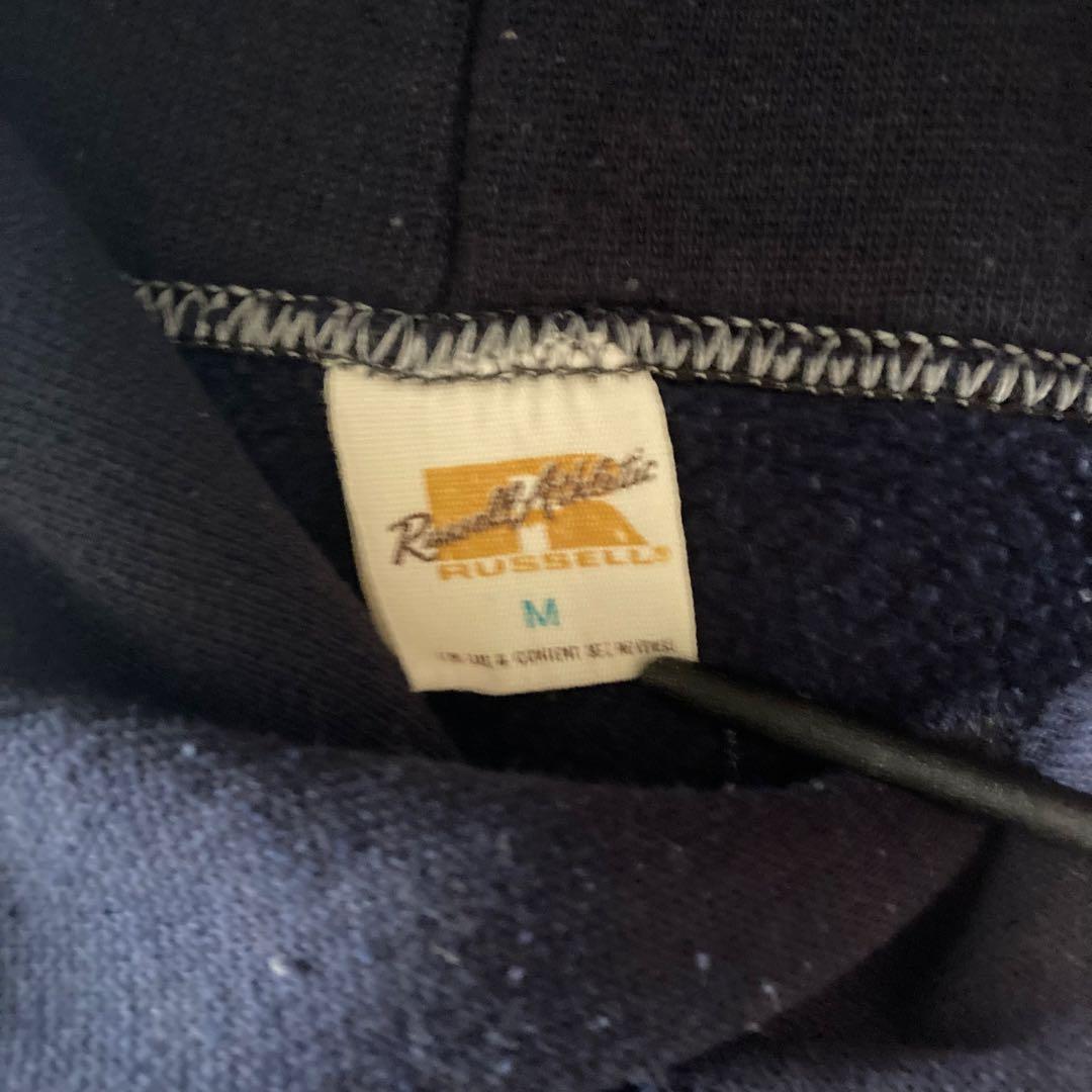 70's Russell Athletic 金タグ パーカー ナス紺 USA製 - メルカリ