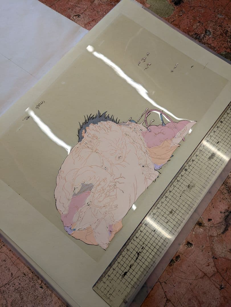 激レア非売品　AKIRA　セル画　直筆　セル画　プレゼント袋　アキラ　大友克洋