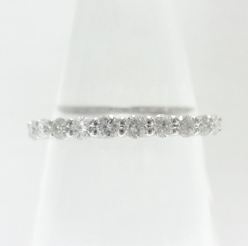 0.20ct　ダイヤモンド　ハーフエタニティ　リング　プラチナ