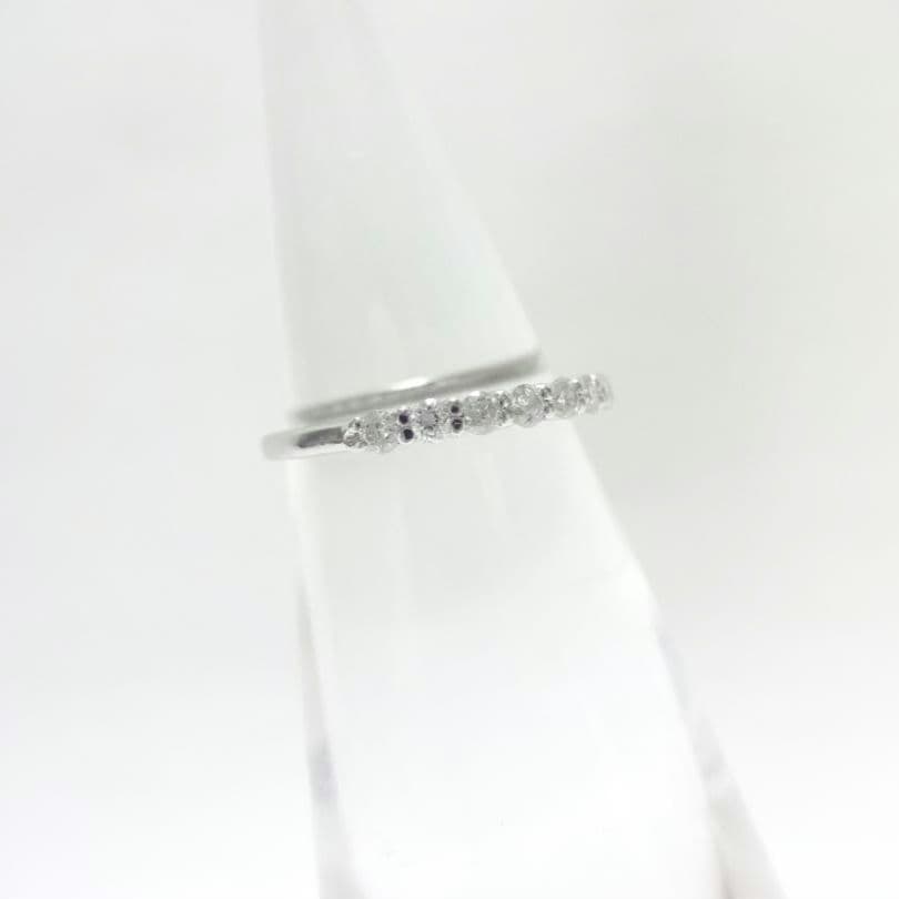 0.20ct　ダイヤモンド　ハーフエタニティ　リング　プラチナ