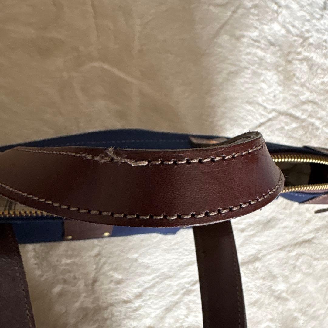 BEERBELLY ビアベリー 2WAY トートバッグ キャンバス×本革 - メルカリ