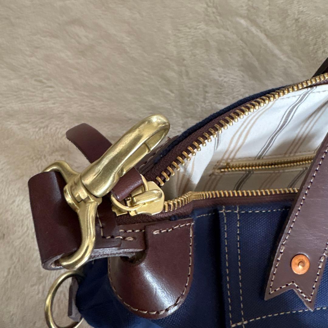 BEERBELLY ビアベリー 2WAY トートバッグ キャンバス×本革 - メルカリ