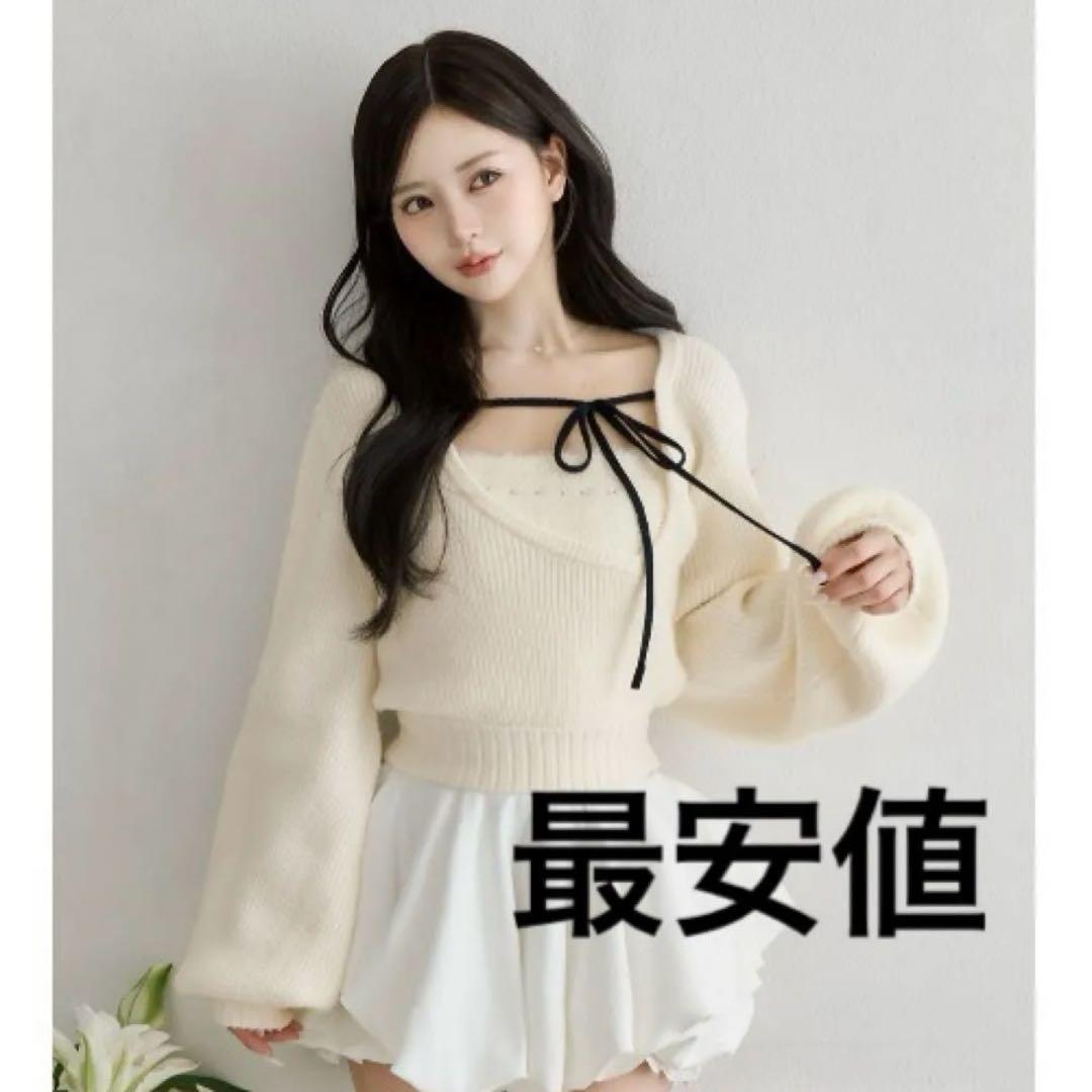 darich ダーリッチ アシメレイヤードニットトップス - メルカリ