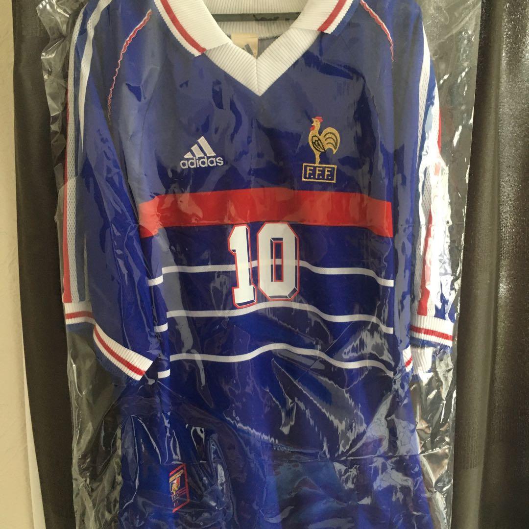 フランス代表 ZIDANE 10番 2002/03】フランス代表（H）/ CONDITION：A / SIZE：M / #10 / ZIDANE