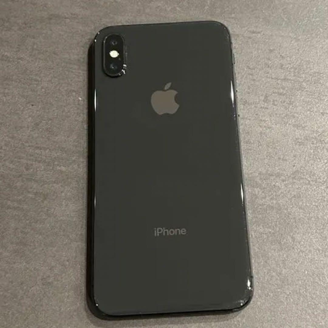 美品！Apple iPhone X スペースグレー 本体 アップル iPhone X 256GB SIMフリー スペースグレイ MQC12J/A ｜出張